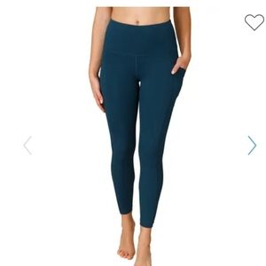 90 Degree Dark Teal 7/8" Leggings